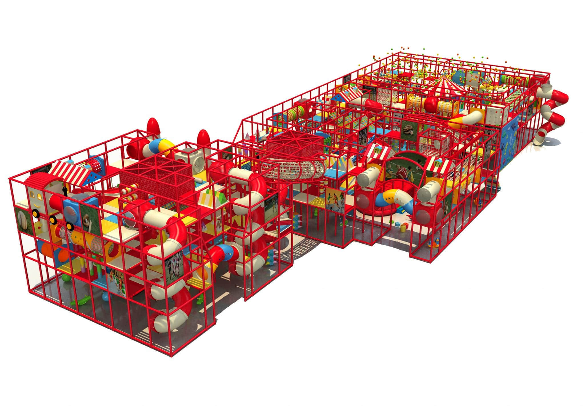 Large Playground Maze Indoor Soft Playground Games for Shopping