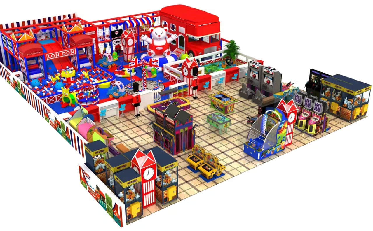 small commercial indoor playground for kids