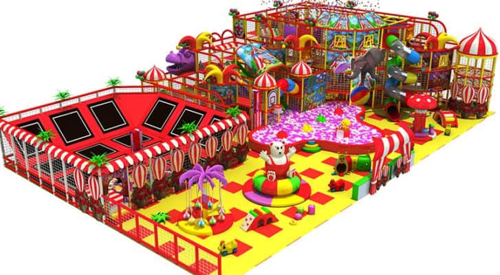 Zona de juegos interior para niños