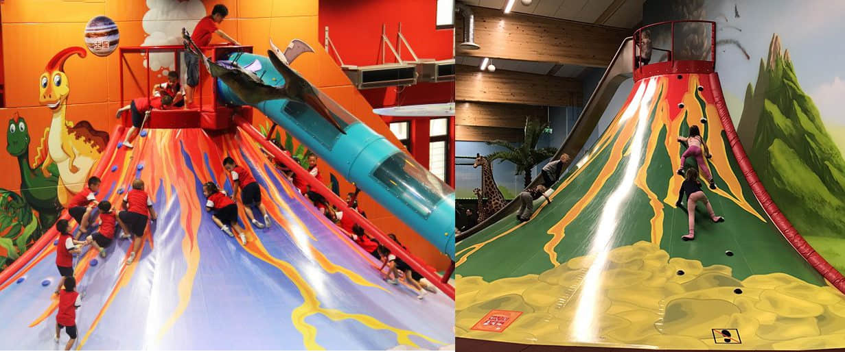 volcano slide