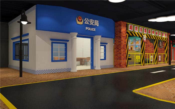 police station of pretend play