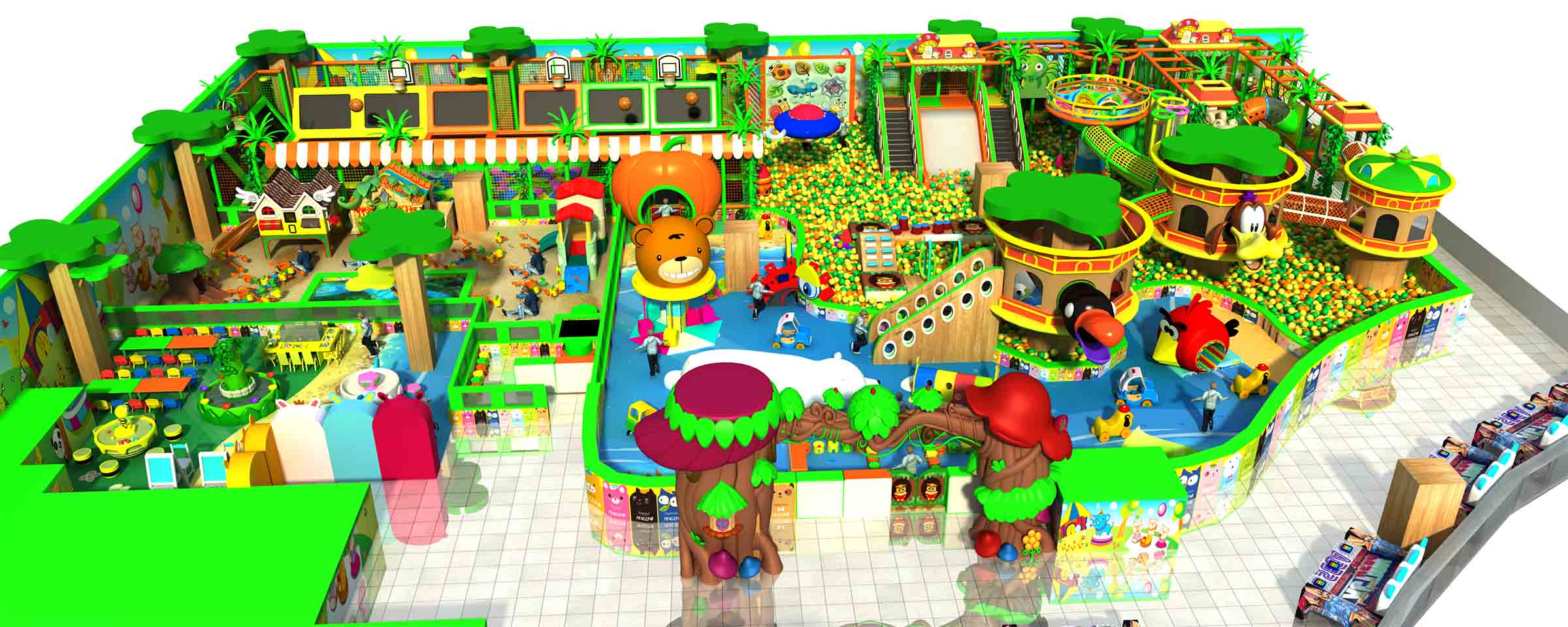 indoor jungle gym for children