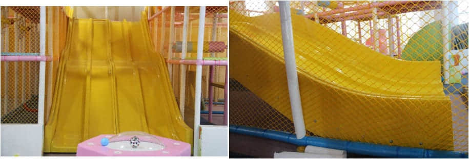 indoor playground fiberglass slide