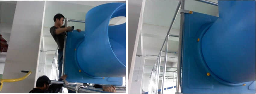 tube slide or tunnel slide for indoor playground