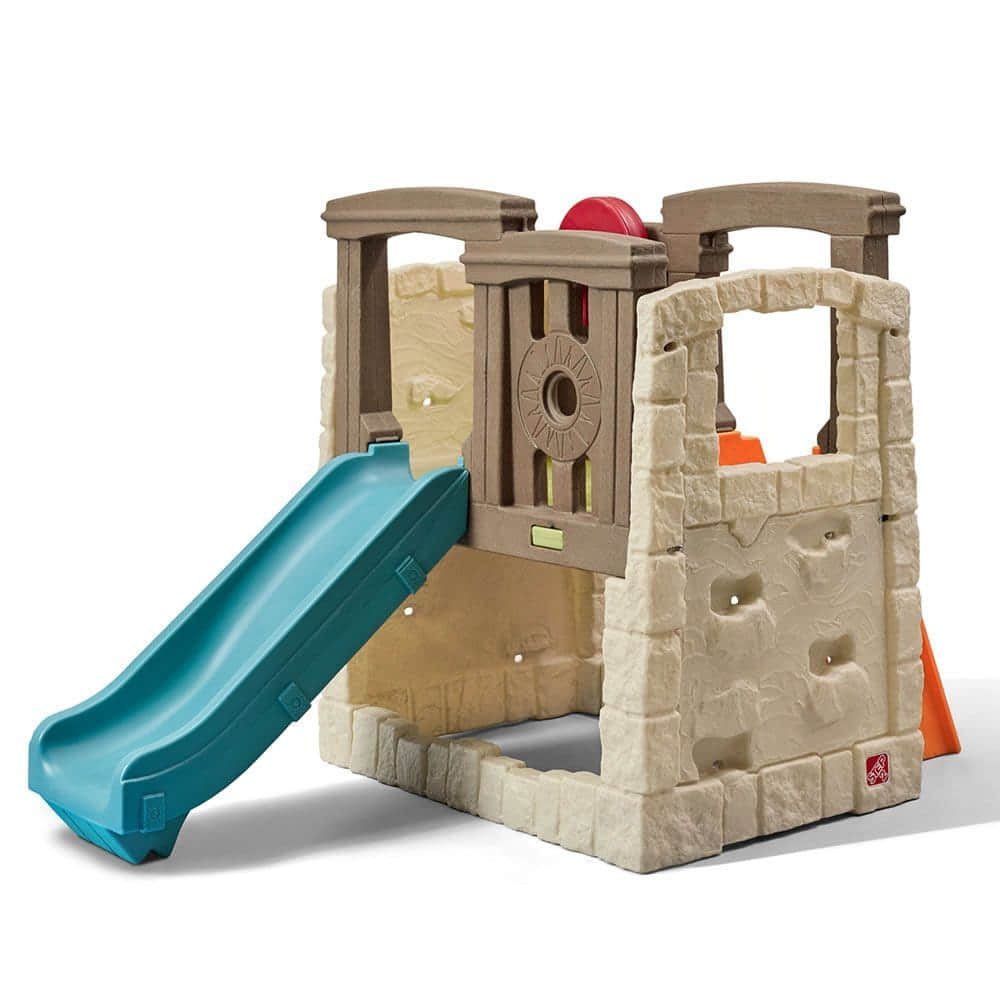 NaturallyPlayfulWoodlandClimber indoor slide