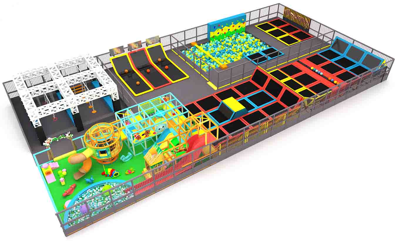 Trampoline park equipment introduction Wonka Playground