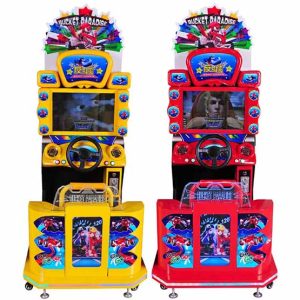 Super arcade game motorcycle with video