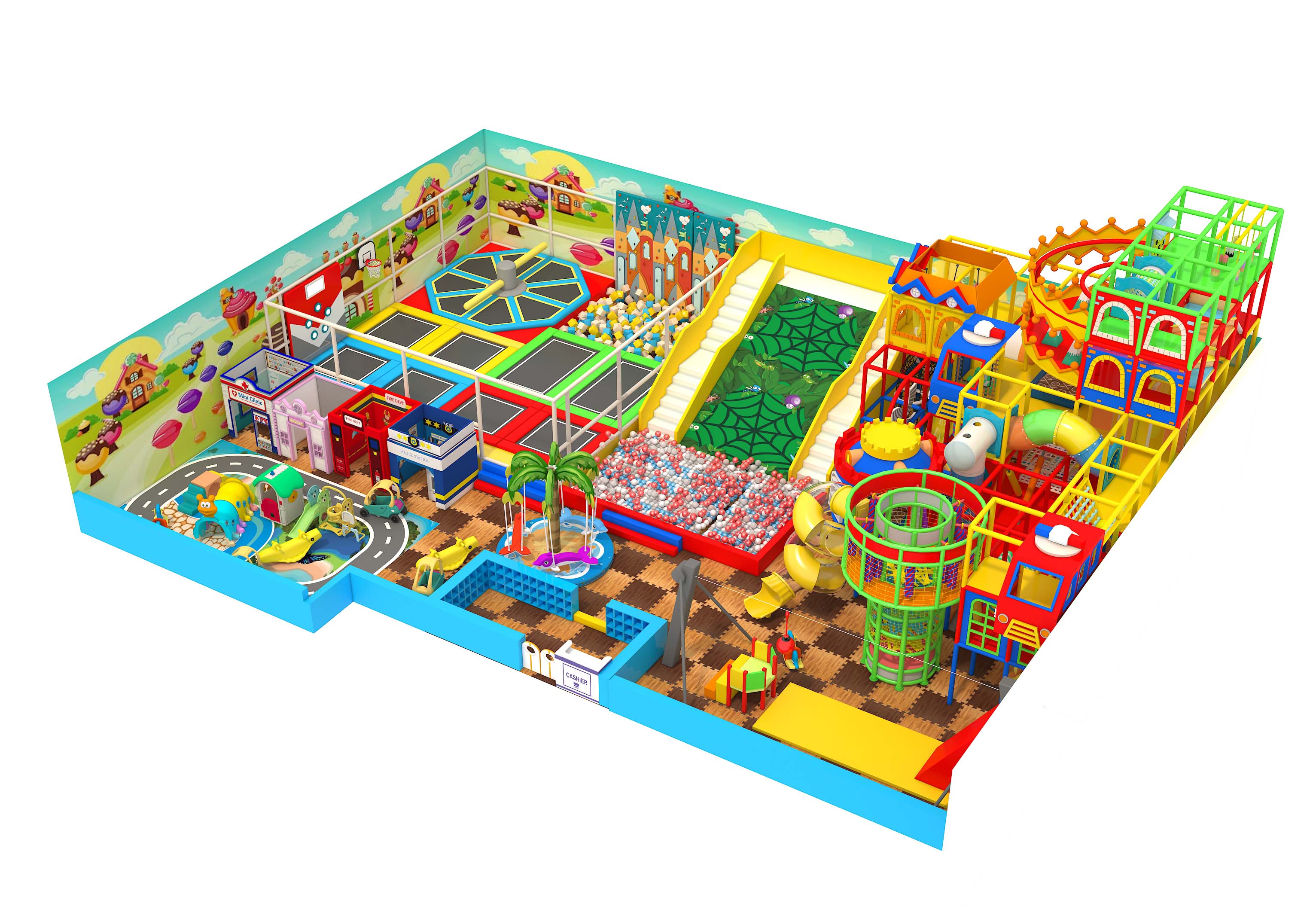 playground interno para crianças