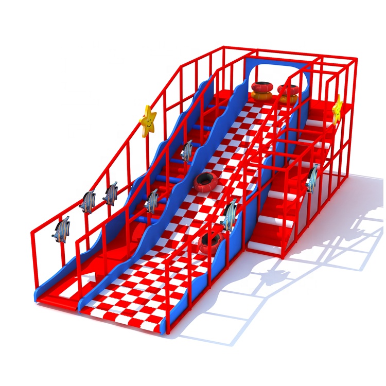 Donut slide of trampoline park games