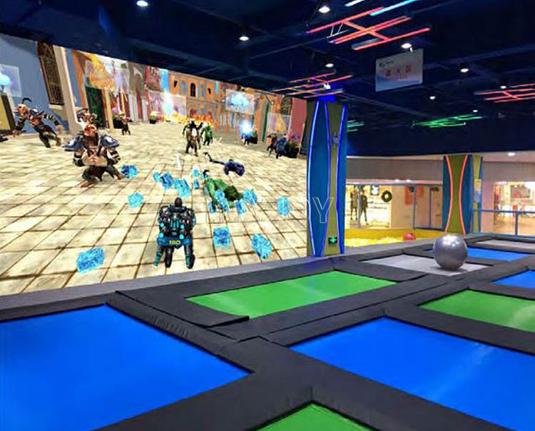 Interactive ar trampoline