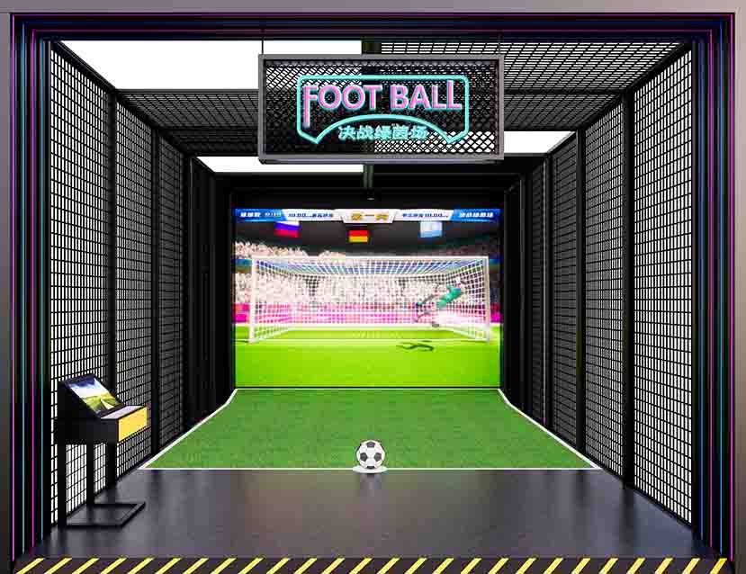 Interactive football simulation