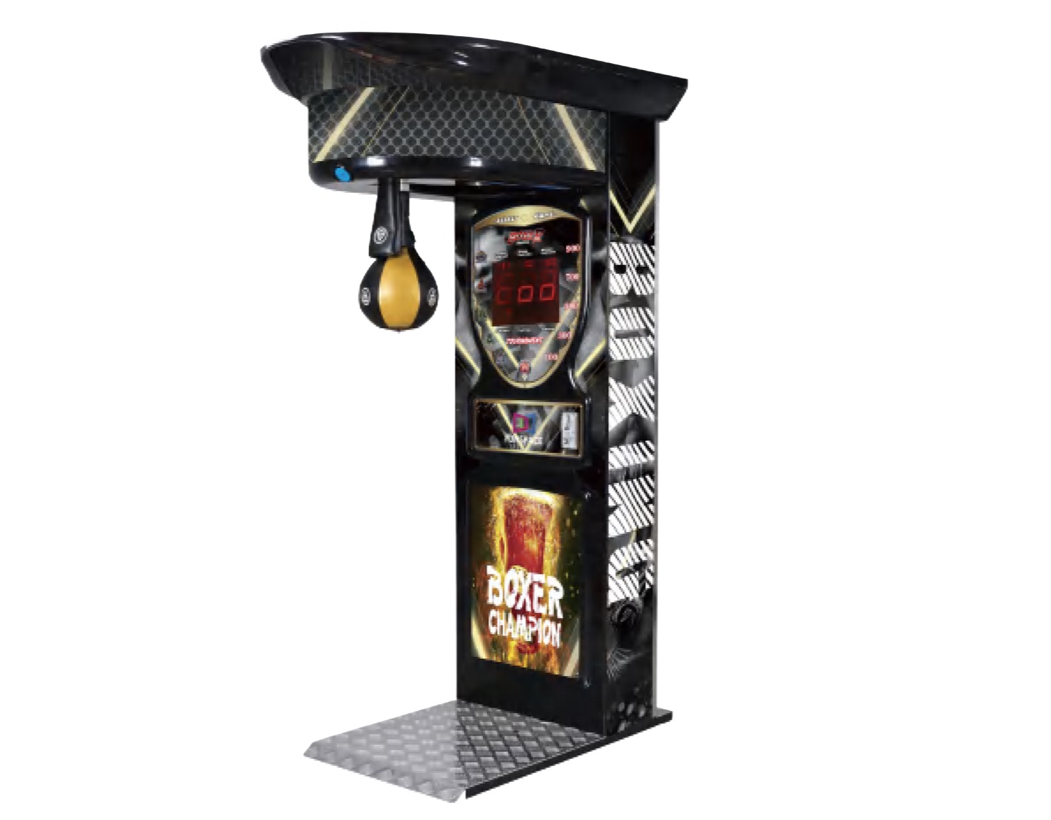 arcade with punching machine