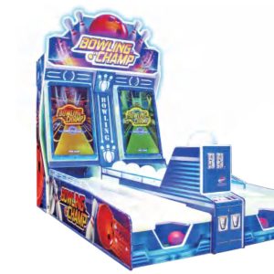 Coin arcade bowling game
