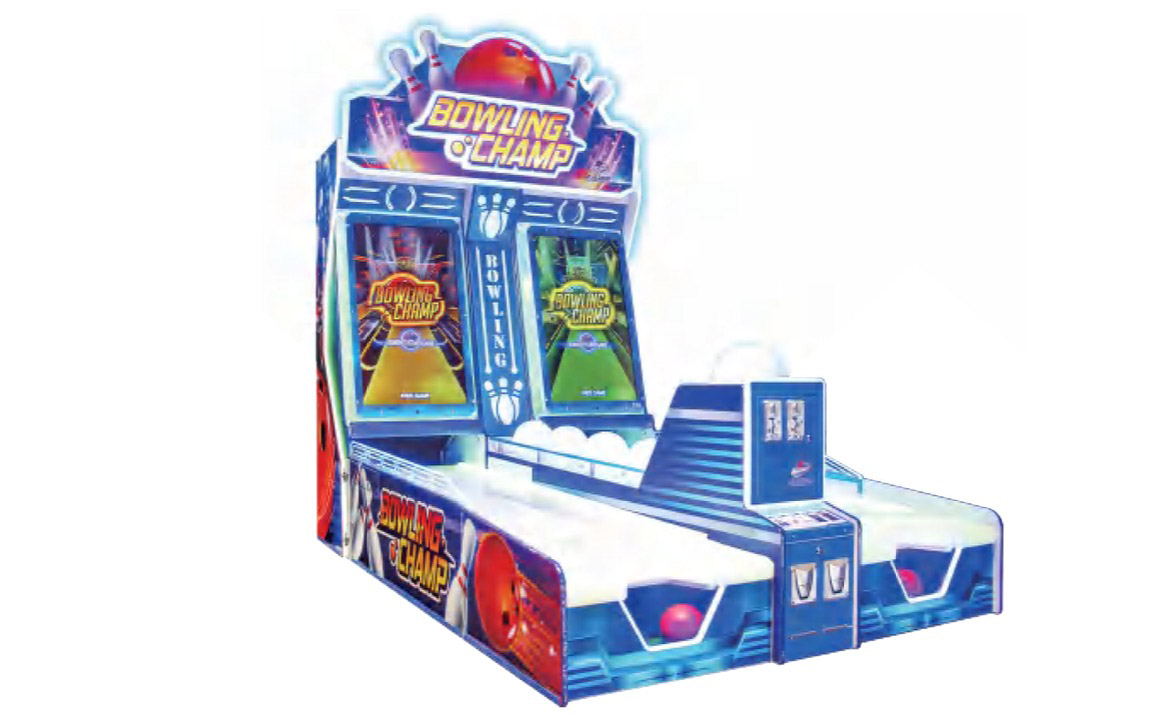 Coin arcade bowling game